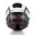 ALPINESTARS S-R7 A-CORE full face helmet, glossy black, white, and red design, with racing logo and aerodynamic shape, shown from the back.