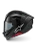 ALPINESTARS S-R7 SOLID – BLACK GLOSSY – FULL FACE HELMET, a sleek and glossy black full-face motorcycle helmet with aerodynamic design and clear visor at Webbs Motorcycles.