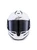 ALPINESTARS S-R7 SOLID – WHITE GLOSSY – FULL FACE HELMET, front view of the white glossy full-face motorcycle helmet with tinted visor and aerodynamic design.