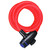 Oxford Accessories OXFORD CABLE LOCK 12MM X 1800MM RED  loading= Oxford Accessories OXFORD CABLE LOCK 12MM X 1800MM RED
