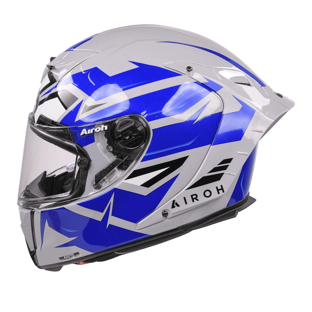 AIROH GP550S FULL FACE HELMET - WANDER BLUE GLOSS | Webbs