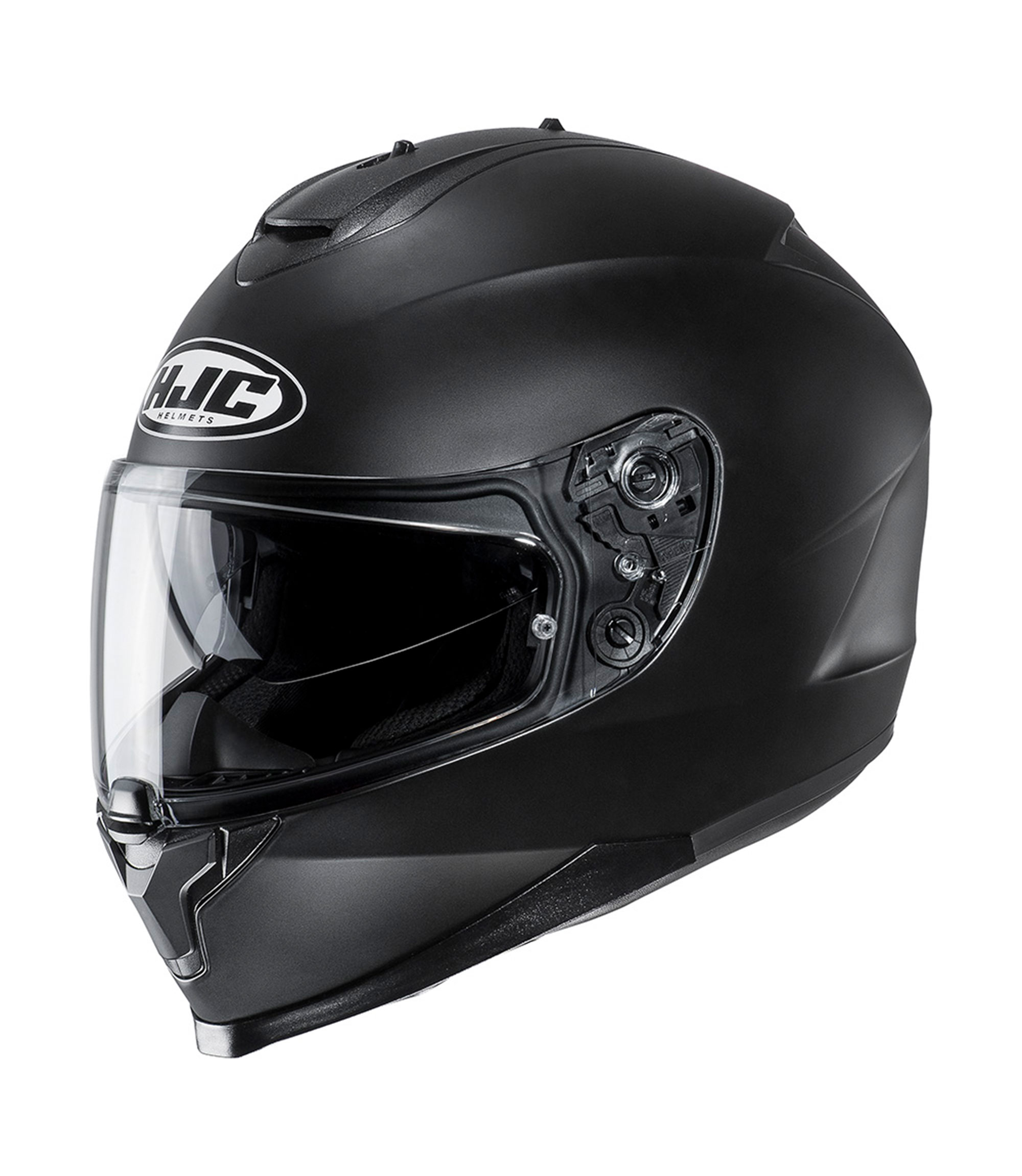 full matte black helmet