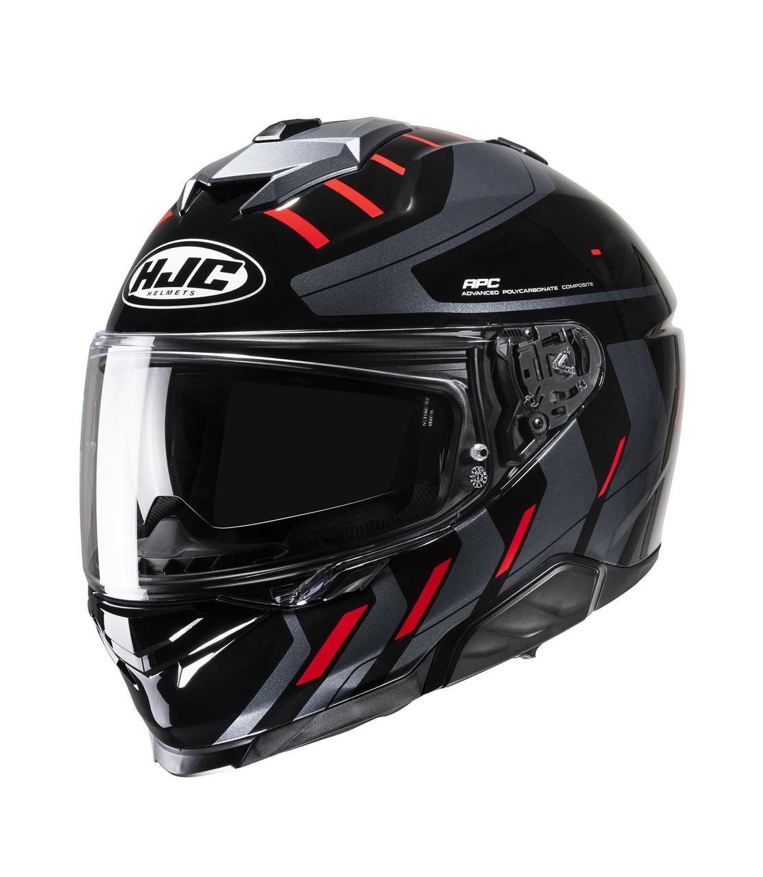 HJC オフロードヘルメット ブラック レッド hjc-i-71-helmet-simo-