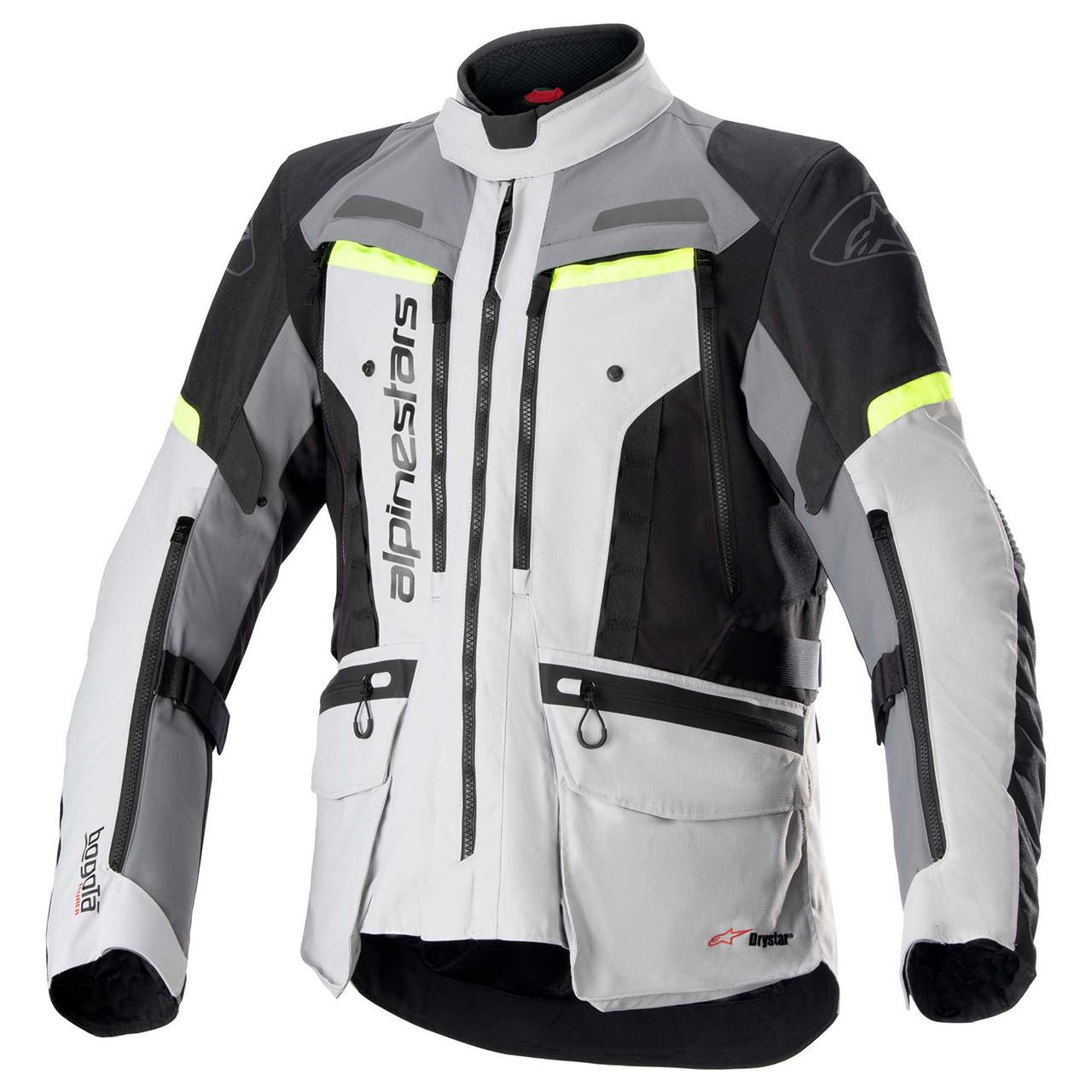 Alpinestars | Bogota Pro DS Jkt Ice Grey Dark Grey Yellow Fluo | Webbs