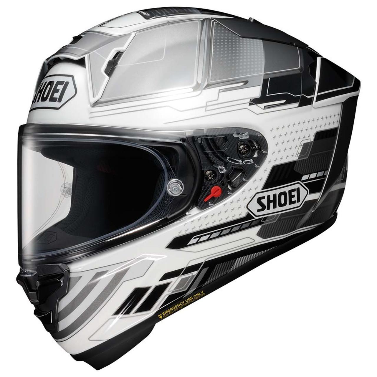 美品 SHOEI Z-6 CAMINO TC-6 (WHITE/BLACK) サイズ：L ミラー