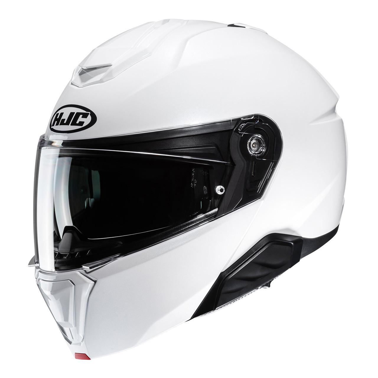 Hjc | I-91 Plain Flip Front Helmet White| Webbs