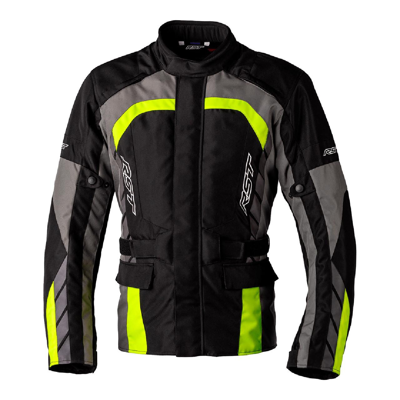Rst Alpha 5 Ce Mens Textile Motorcycle Jacket Yellow