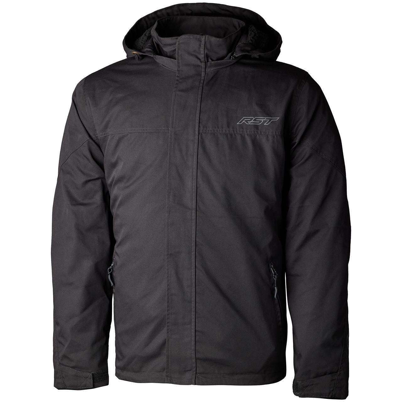 Rst Loadout Full Zip Black Ce Mens Textile Hood