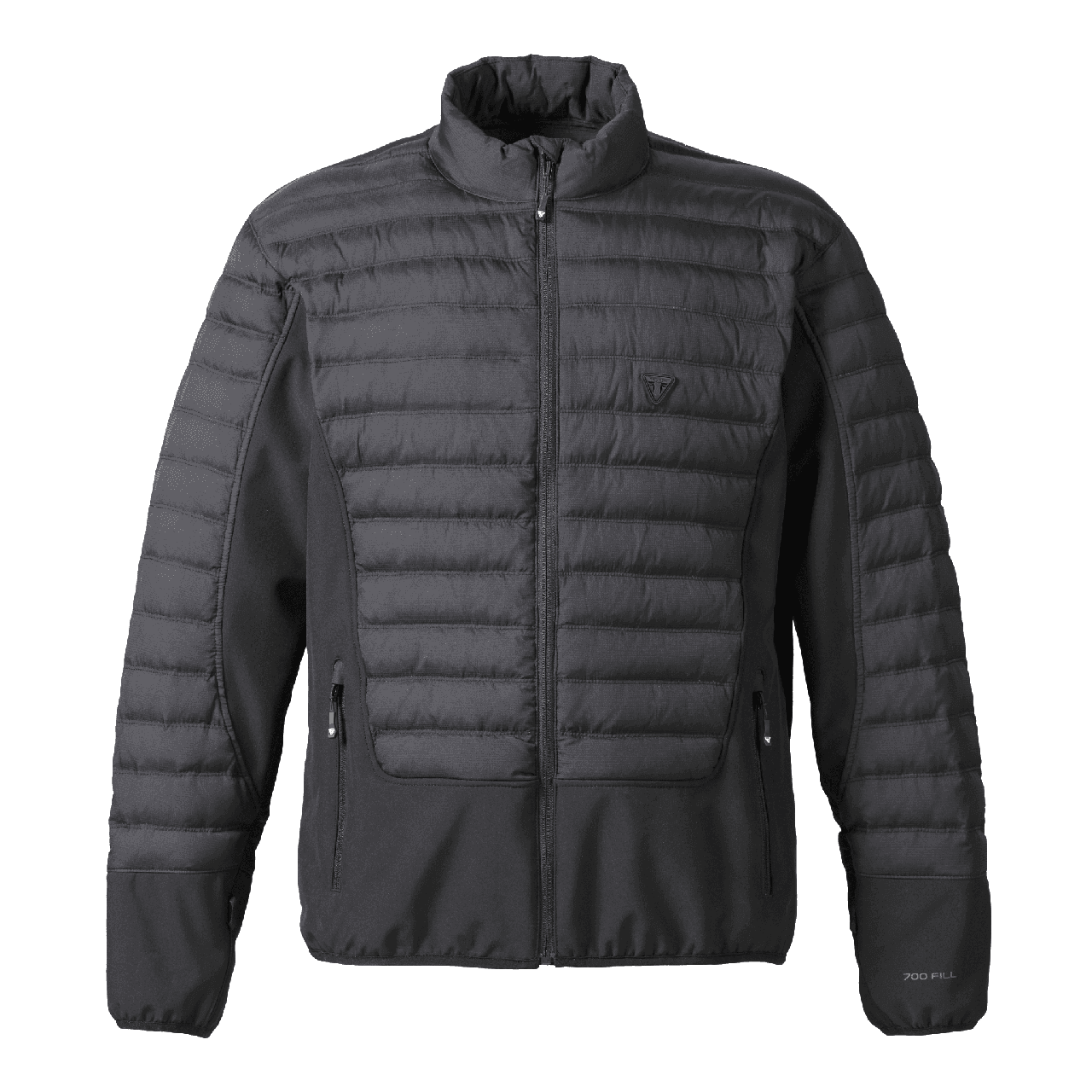 Triumph Down Hybrid Mens Motorcycle Jacket | Triumph Male Motorcycle Clothing