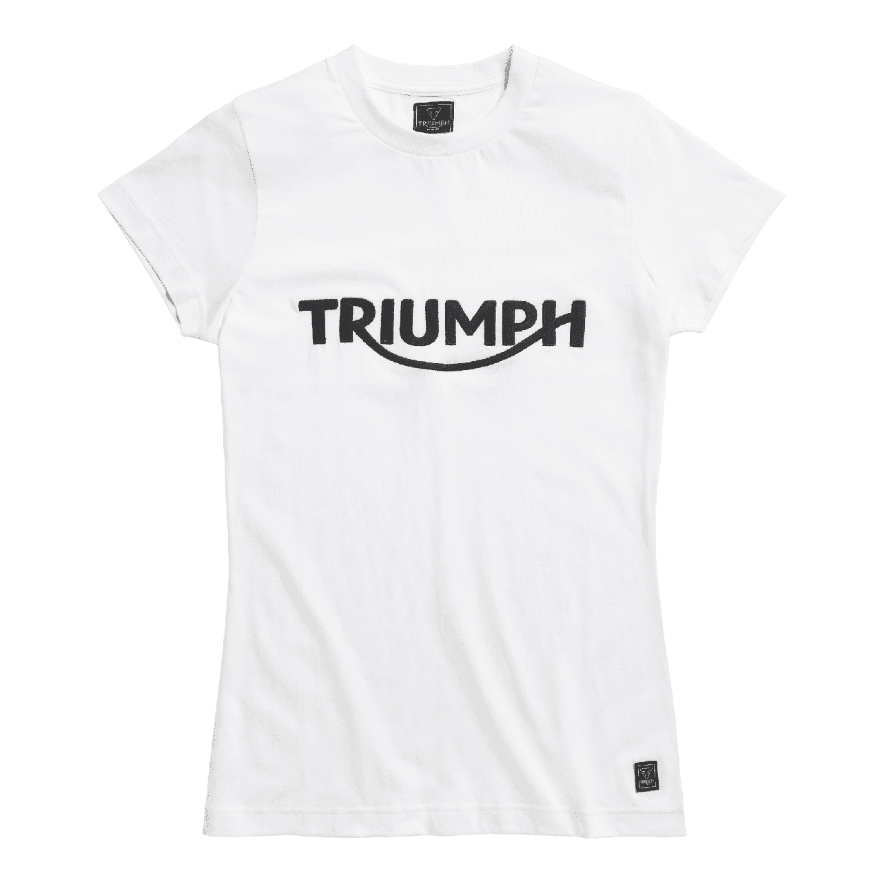 Image of Triumph Ladies Gwynedd T-Shirt White | Triumph Motorcycle Clothing