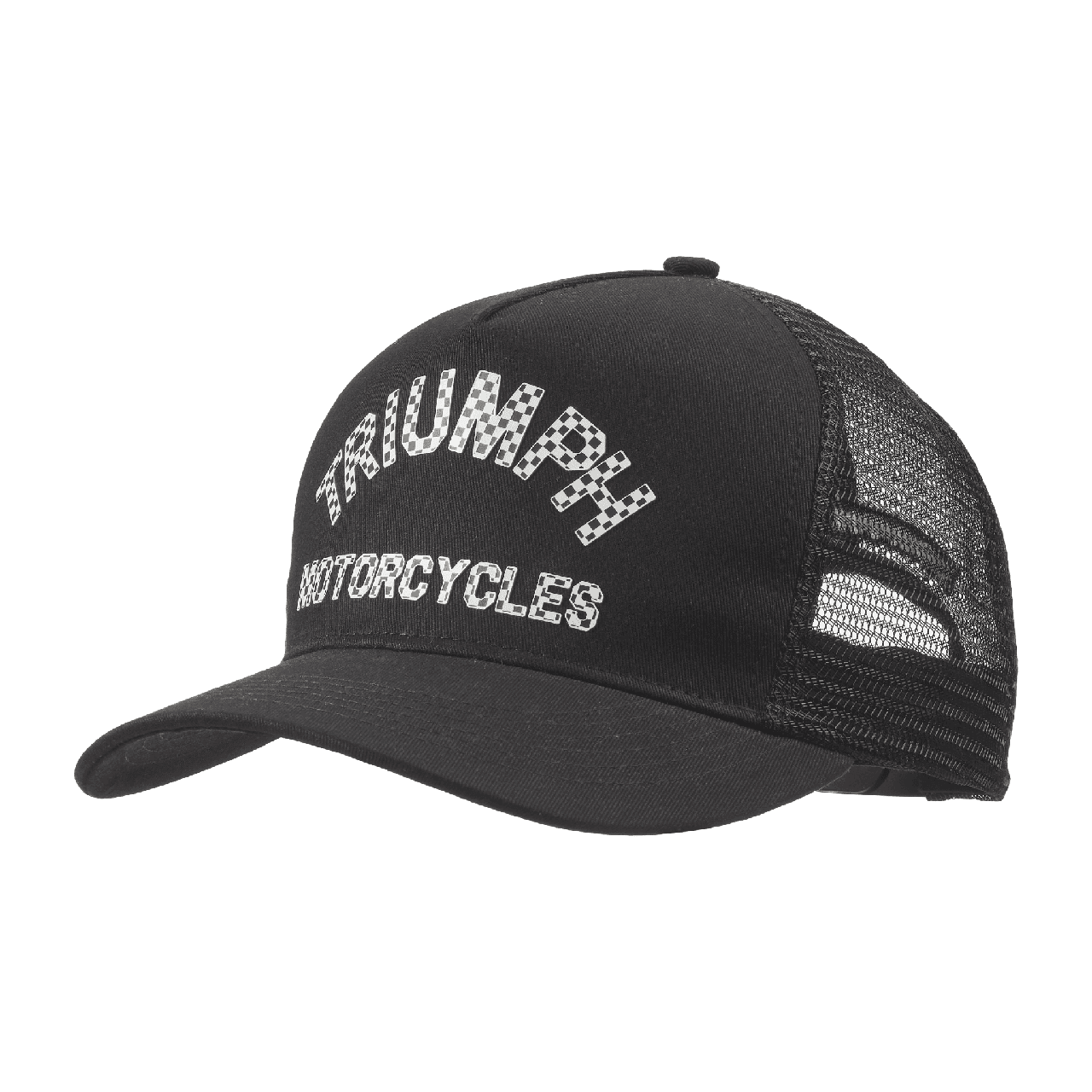 Image of Triumph Checkerboard Trucker Cap | Triumph Motorcycle Clothing
