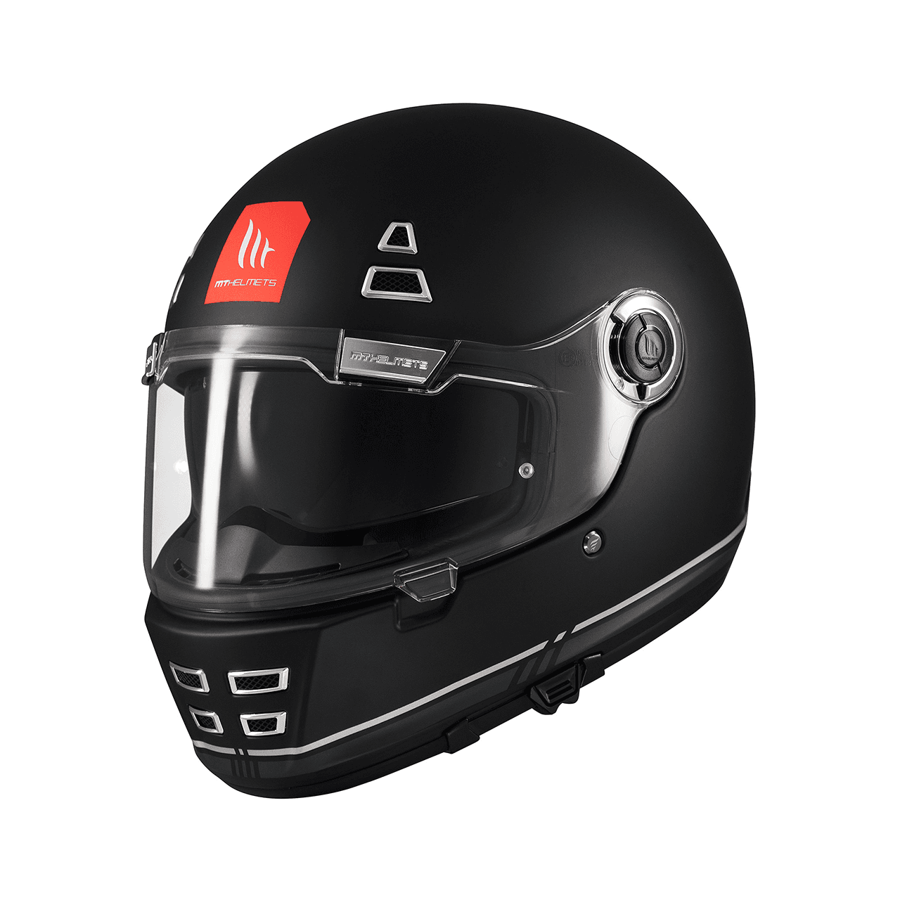 Image of Mt Jarama Sv Motorcycle Helmet Black