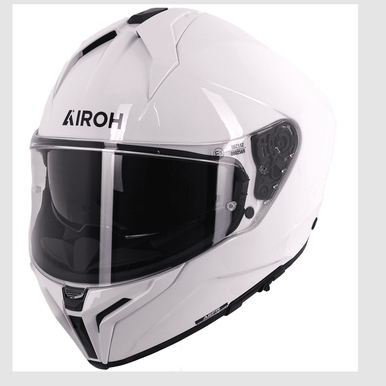 airoh executive solid white helmet Commander 2 Color Dual Sport Three different shells to emphasize comfort AIROH EXECUTIVE COLOR WHITE GLOSS
