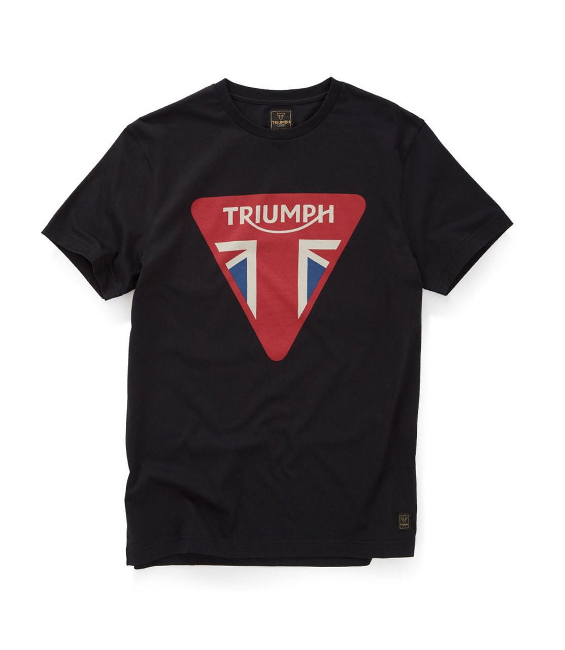 Image of Triumph Devon T-Shirt Black | Triumph Motorcycle Clothing