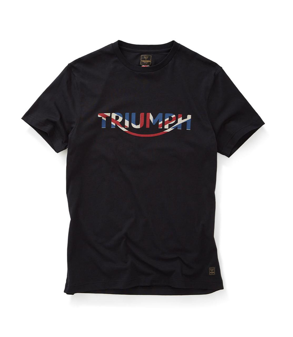 Image of Triumph Orford Logo T-Shirt Black | Triumph Motorcycle Clothing