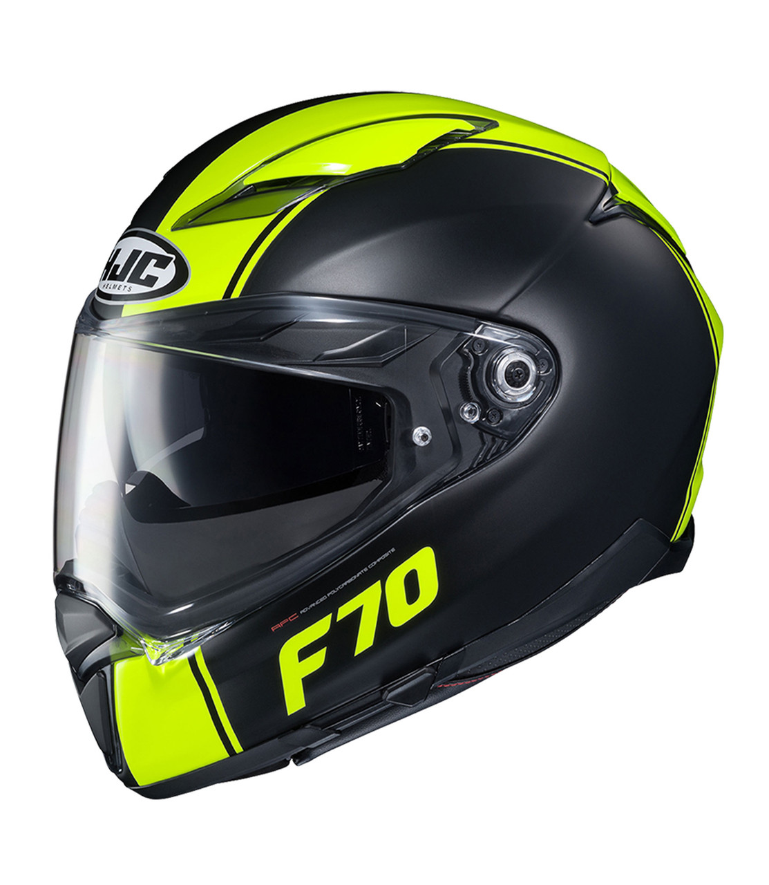 Image of Hjc F-70 Mago Motorcycle Helmet Fluo