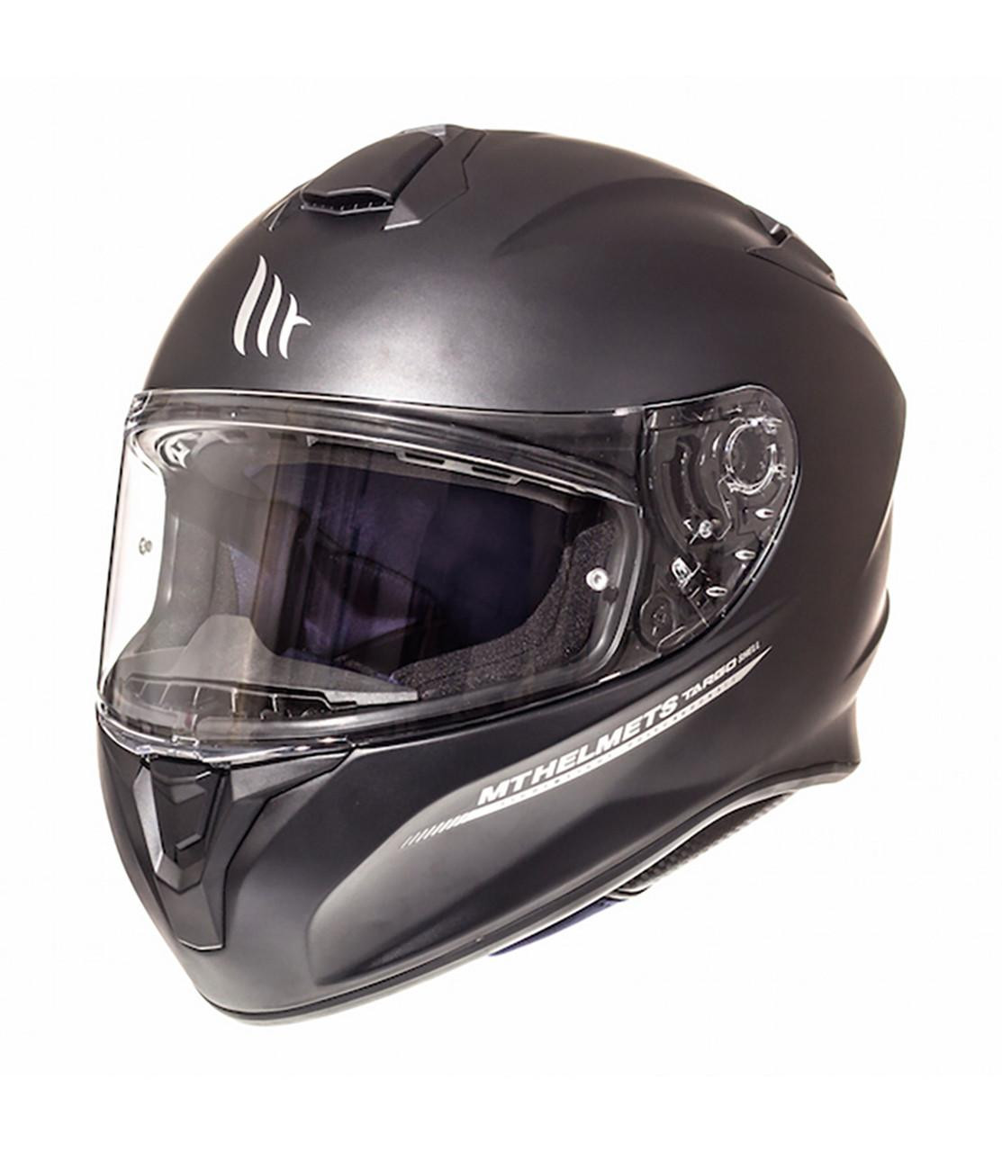 Image of Mt Targo Full Face Motorcycle Helmet Matt Black