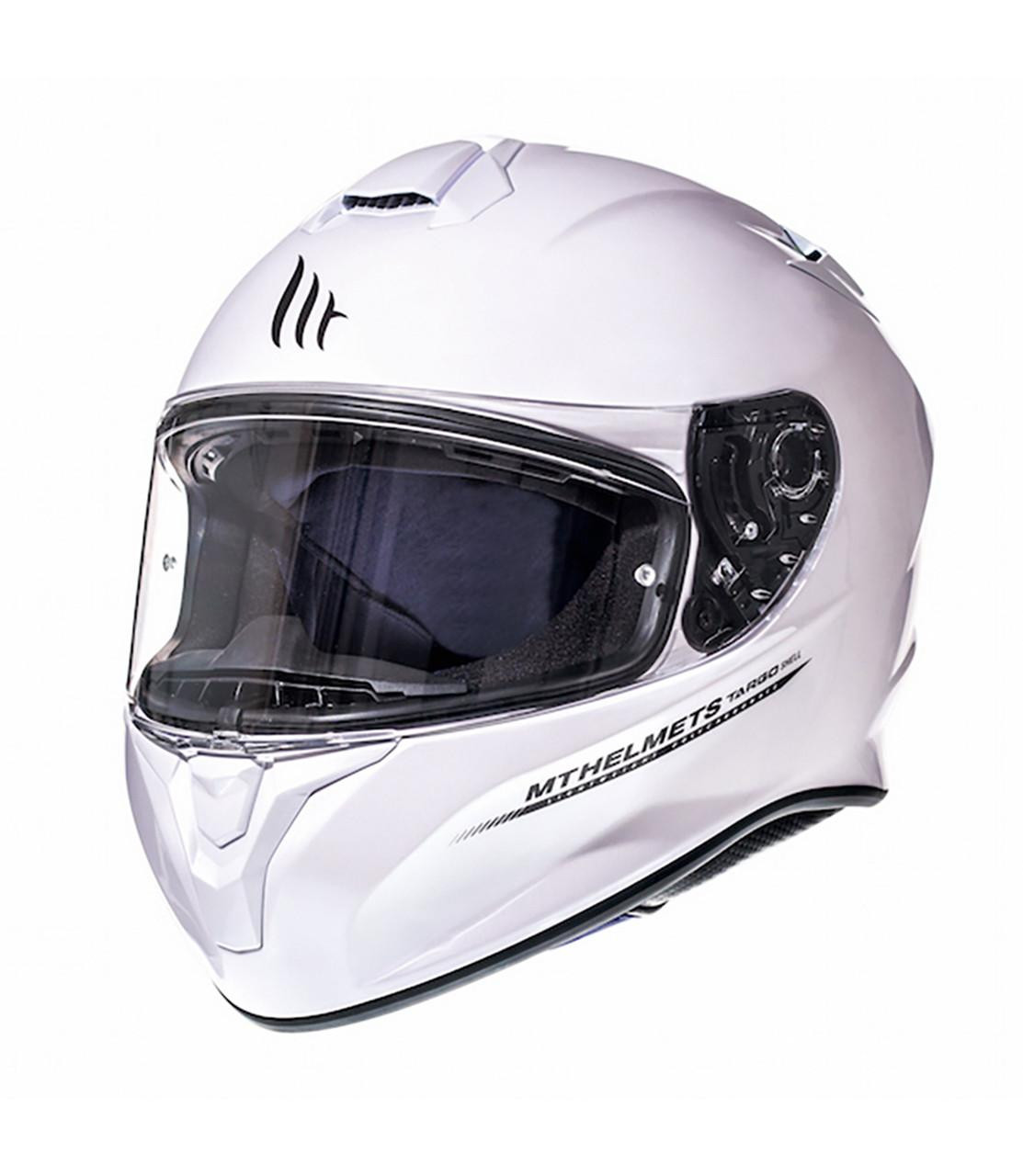 Image of Mt Targo Full Face Motorcycle Helmet White