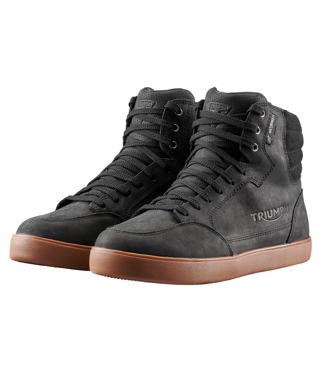 Image of Triumph J-6 Drystar Motorcycle Boots Black | Triumph Motorcycle Clothing