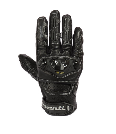 VENTI TITAN LEATHER GLOVE BLACK