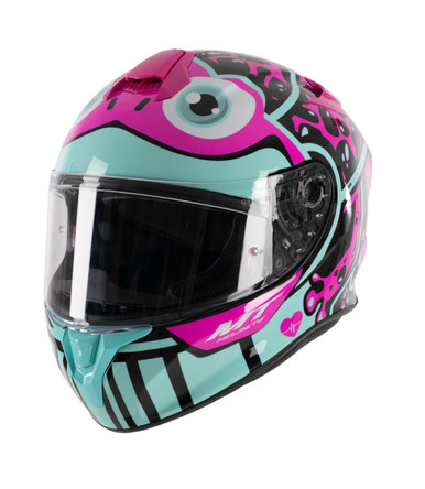 MT TARGO FROG FULL FACE HELMET PINK