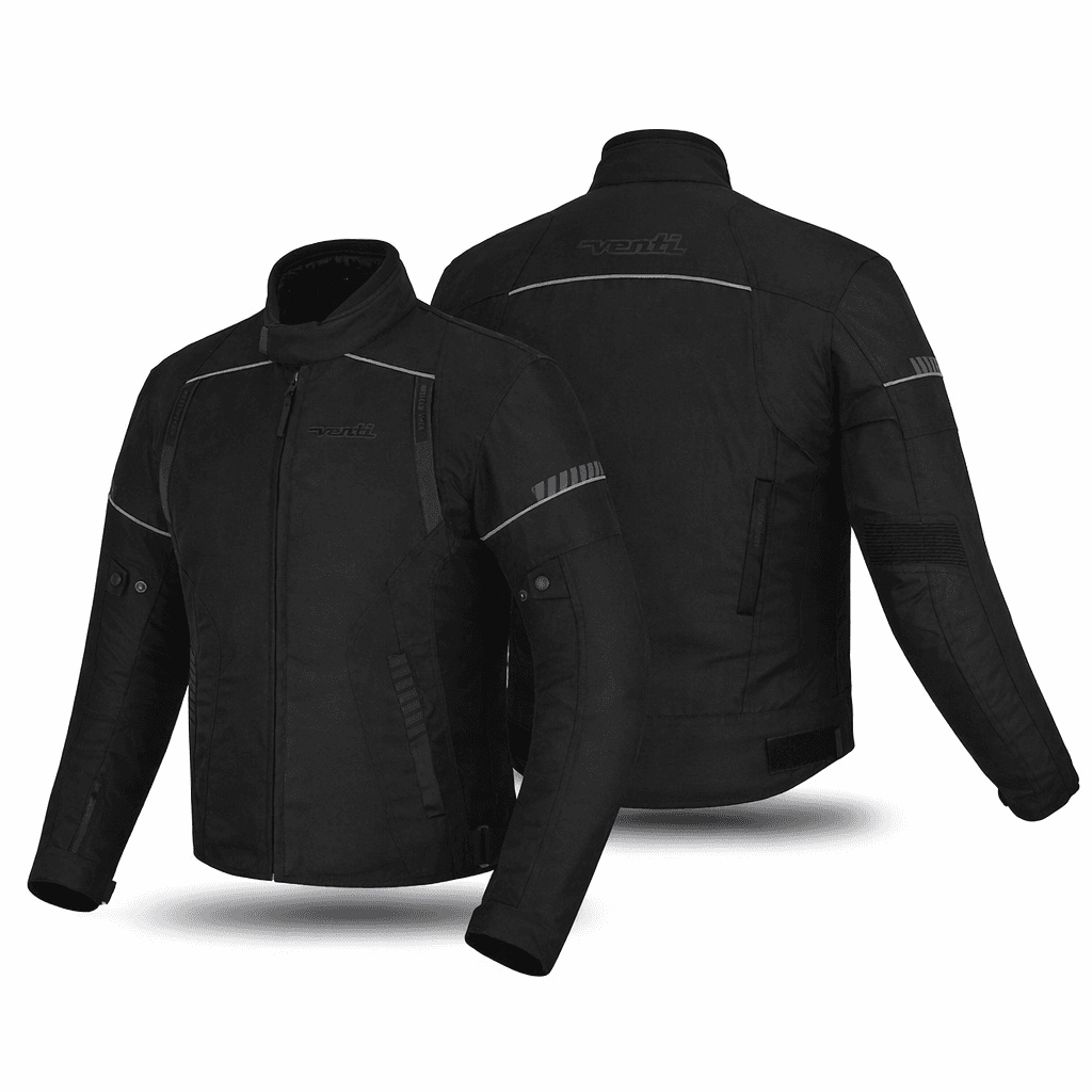 Venti Track Sport Waterproof Textile Motorcycle Jacket Blk