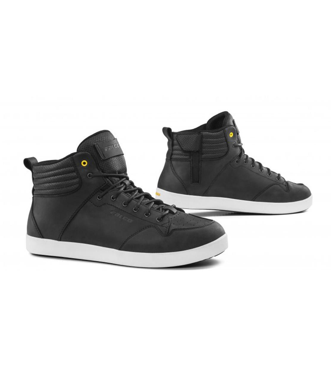 Image of Falco Tensho Short Waterproof Motorcycle Boots Black