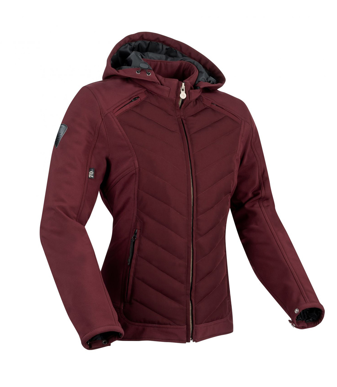 Image of Segura Ladies Natcho Motorcycle Jacket Plum