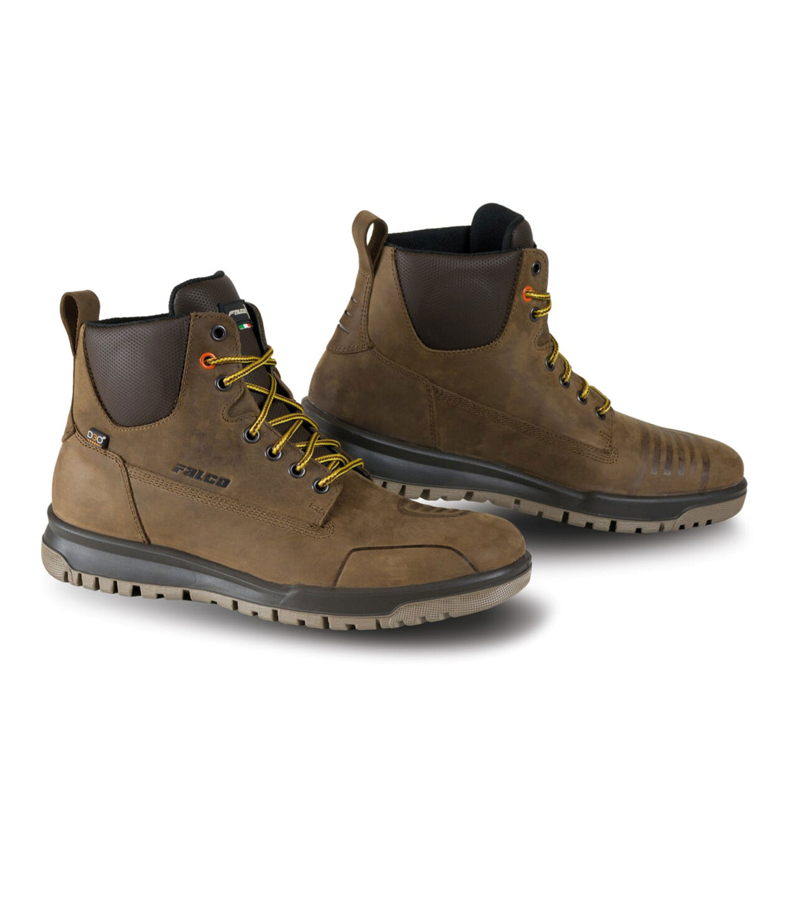 Image of Falco Patrol Motorcycle Boots Brown