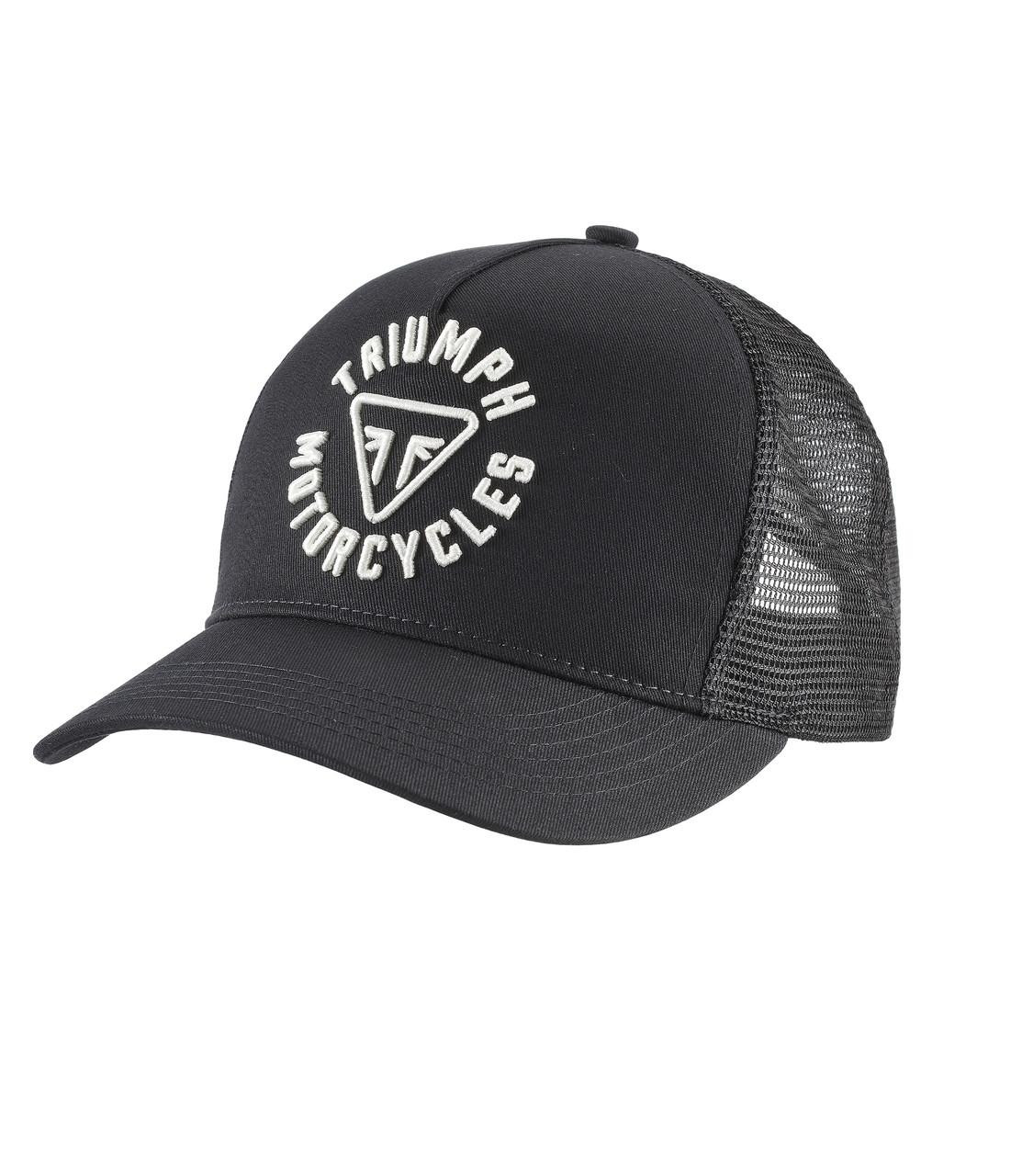 Image of Triumph Taylor Trucker Cap Black | Triumph Motorcycle Clothing