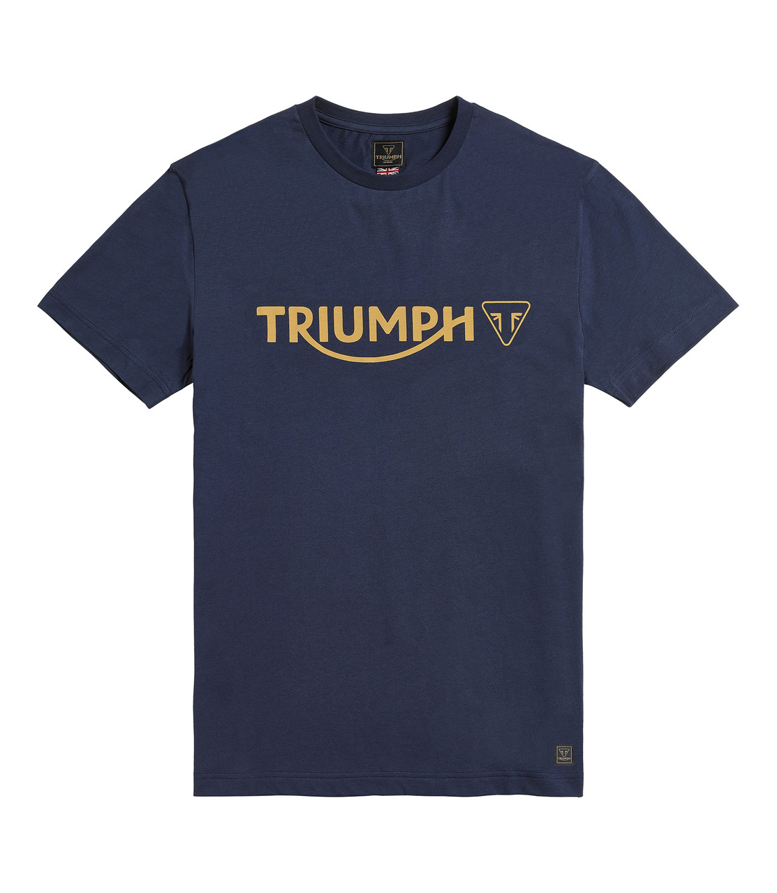 Image of Triumph Cartmel Logo T-Shirt Black Iris | Triumph Motorcycle Clothing