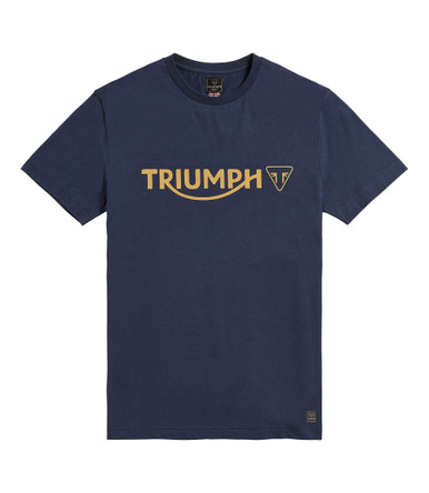 TRIUMPH CARTMEL LOGO TEE BLACK IRIS