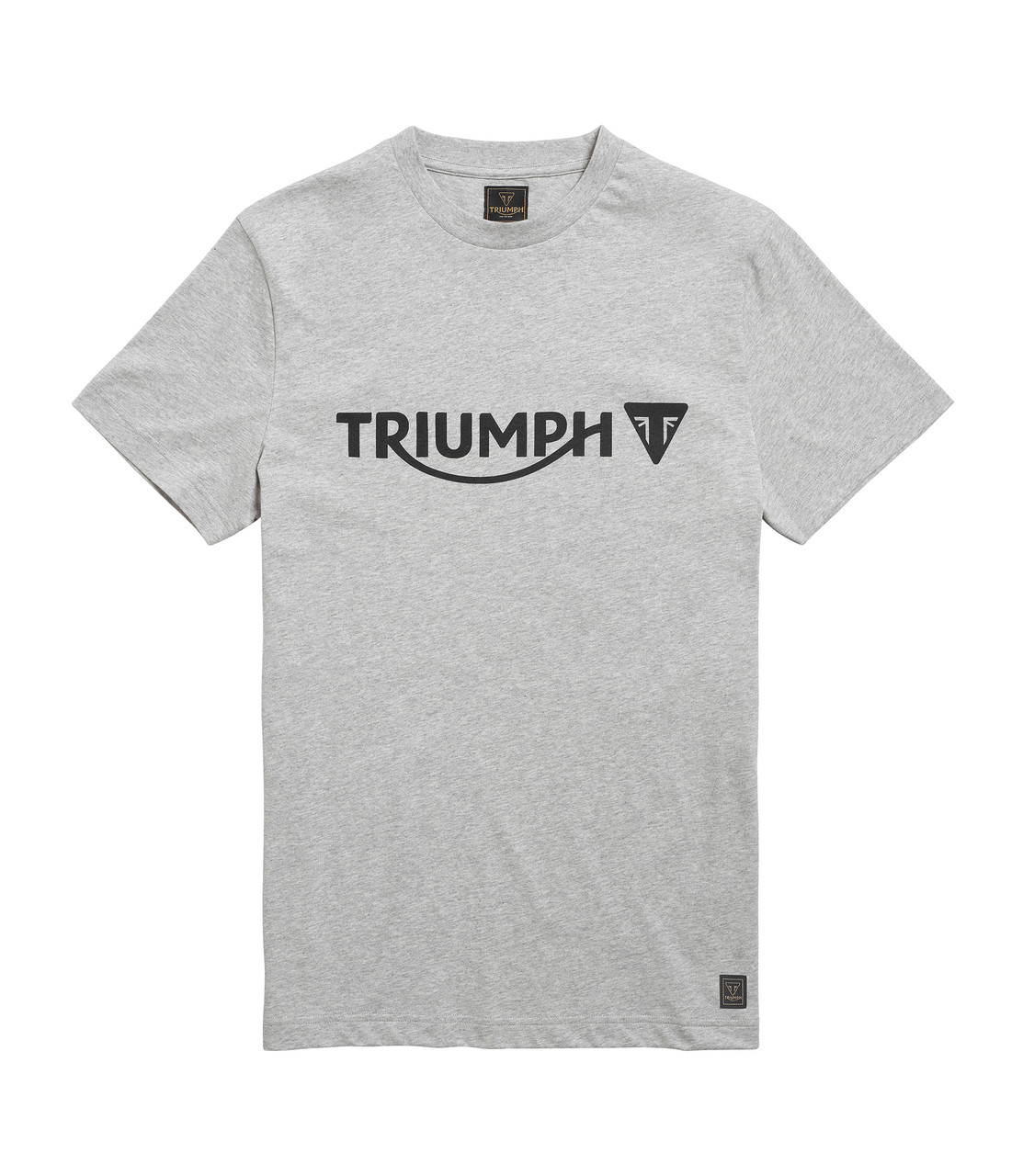 Image of Triumph Cartmel Logo T-Shirt Grey Marl | Triumph Motorcycle Clothing