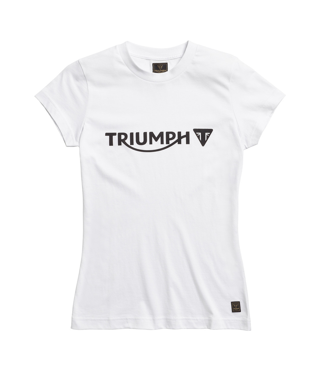 Image of Triumph Ladies Melrose T-Shirt White | Triumph Motorcycle Clothing