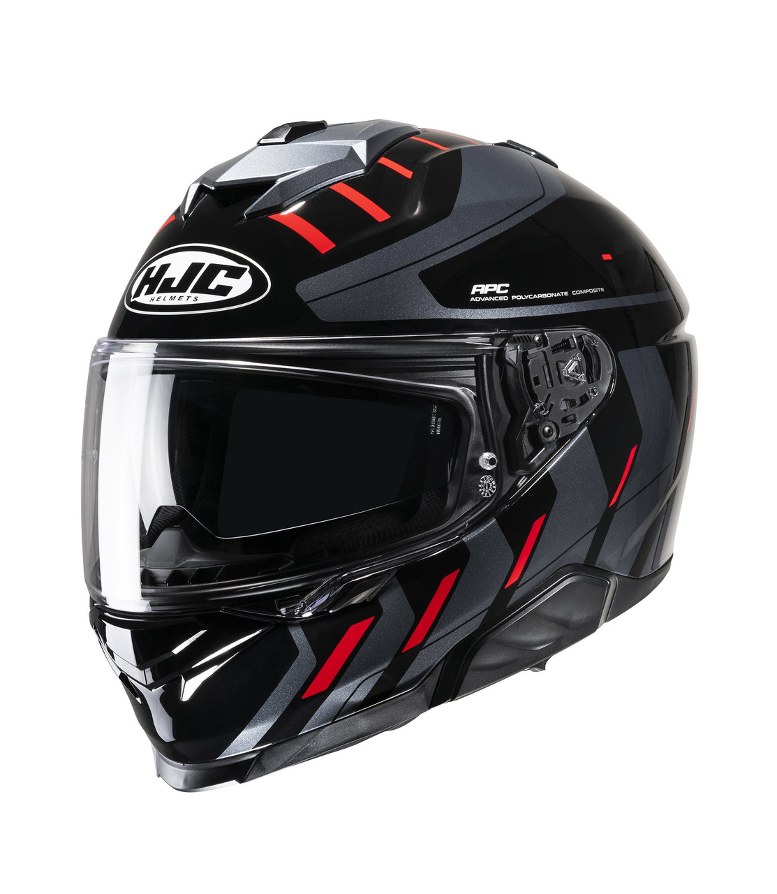 Image of Hjc I-71 Motorcycle Helmet Simo Red