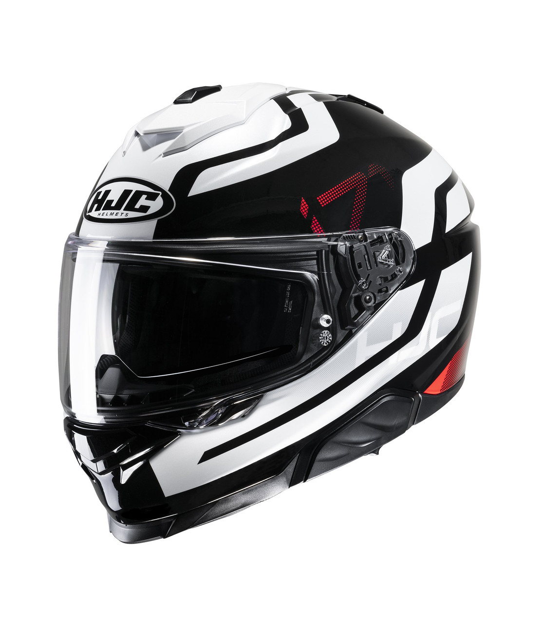 Image of Hjc I-71 Motorcycle Helmet Enta Red