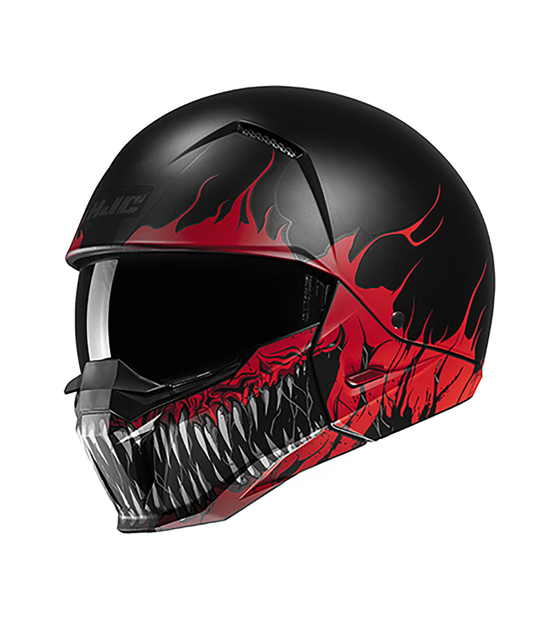 Image of Hjc I20 Scraw Open Face Motorcycle Helmet Red