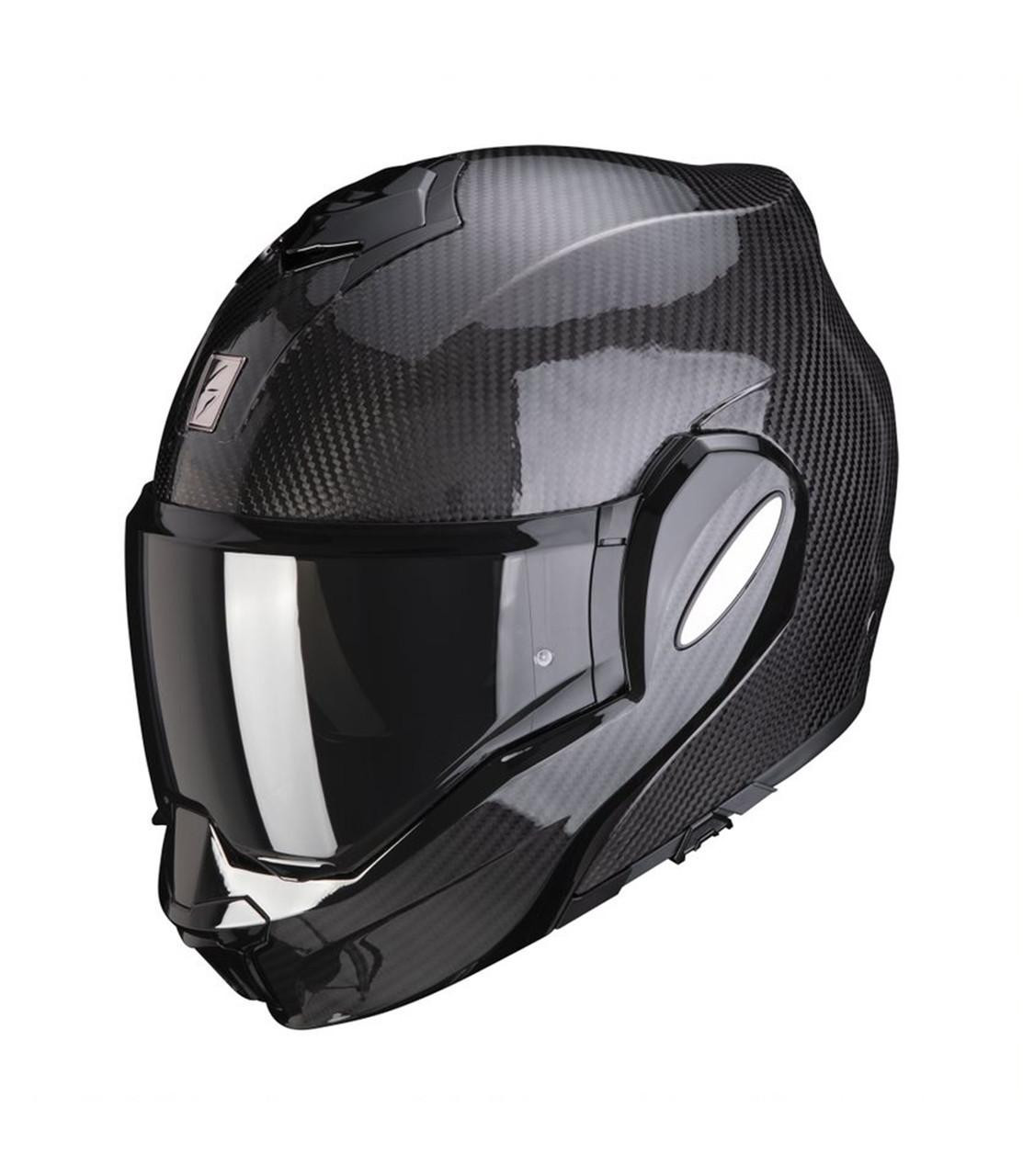 Image of Scorpion Exo Tech Carbon Evo Flip Front Motorcycle Helmet