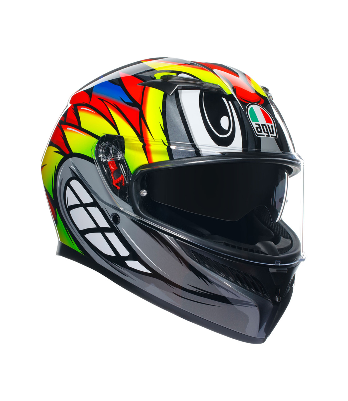 Image of Agv K3 Birdy 2.0 Full Face Motorcycle Helmet Grey