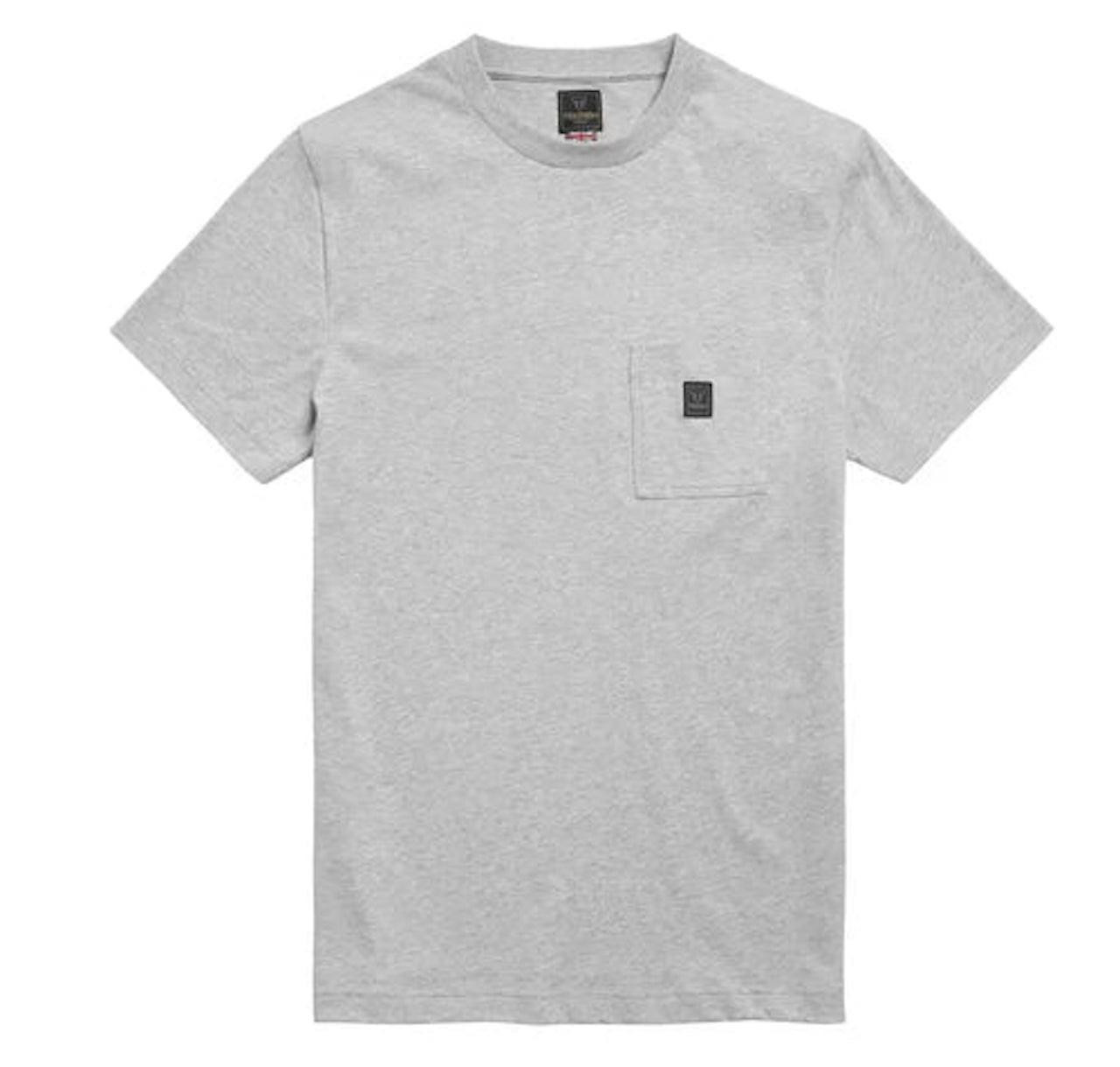 Triumph Ditchling Back Logo Pocket T Shirt Grey Marl | Triumph Motorcycle Clothing