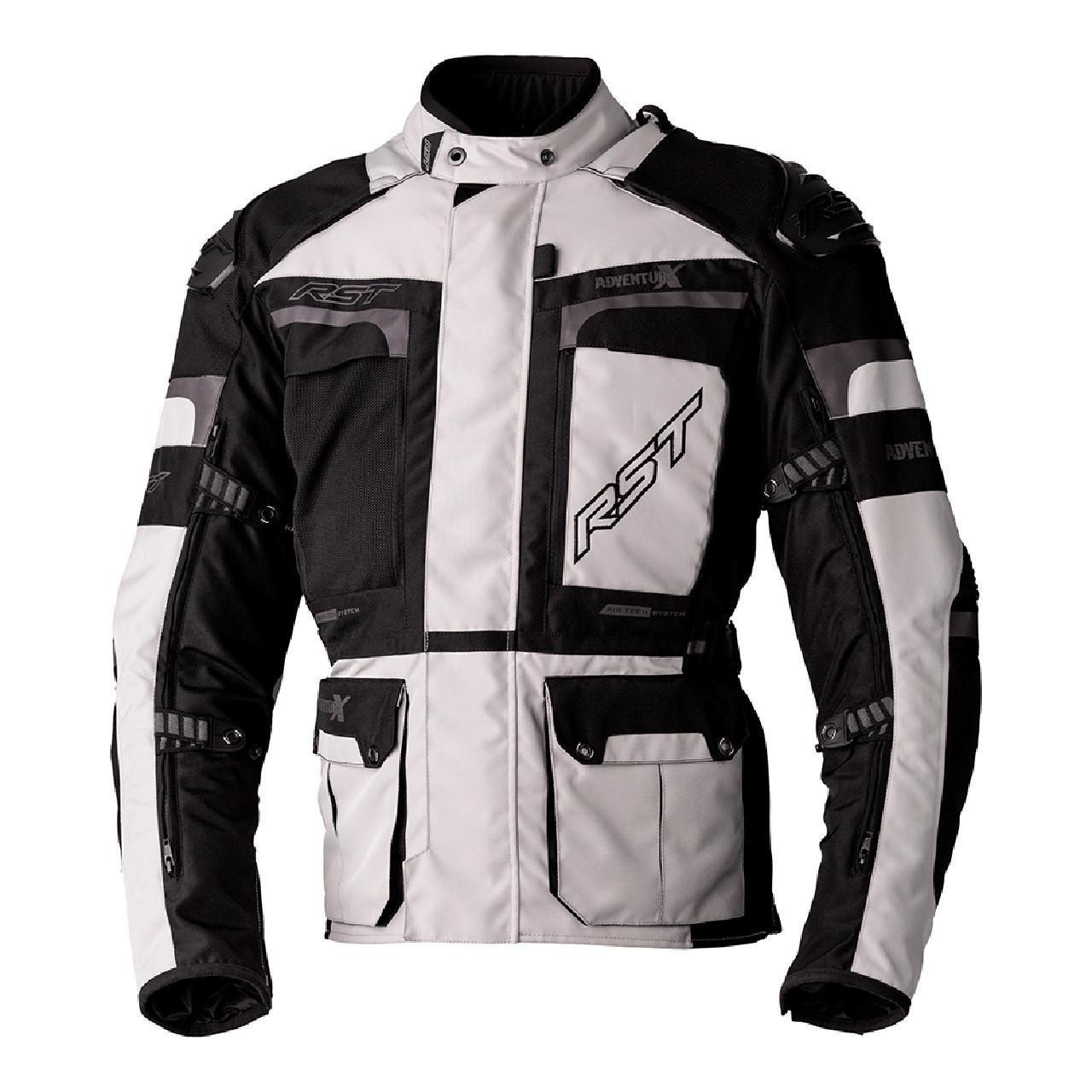 Rst Pro Series Adventure-X Airbag Ce Mens Textile Motorcycle Jacket (10297258) Black
