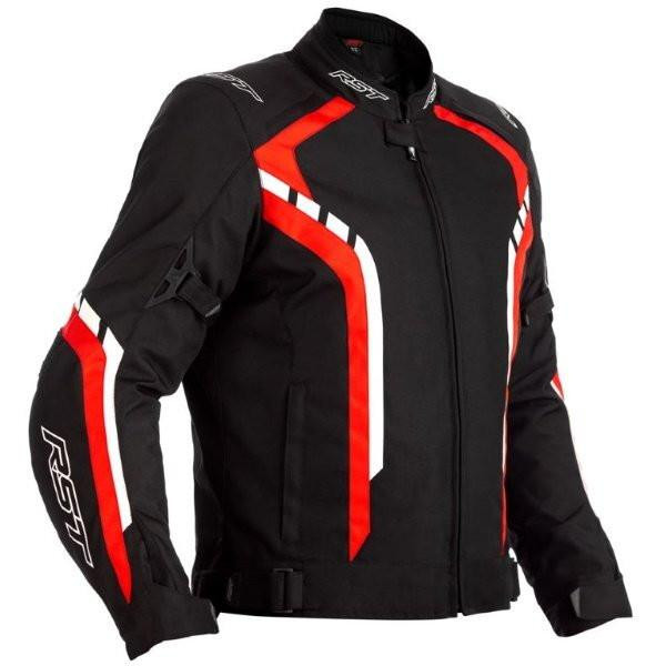 Rst Axis Mens Textile Motorcycle Jacket Black/Red