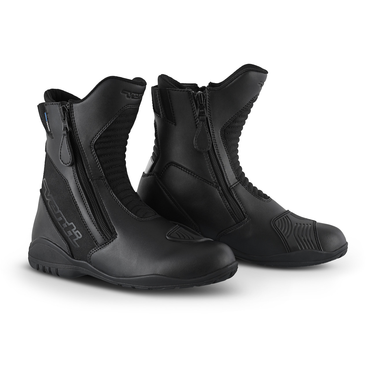 Venti Max H20 Zip Motorcycle Boots Black