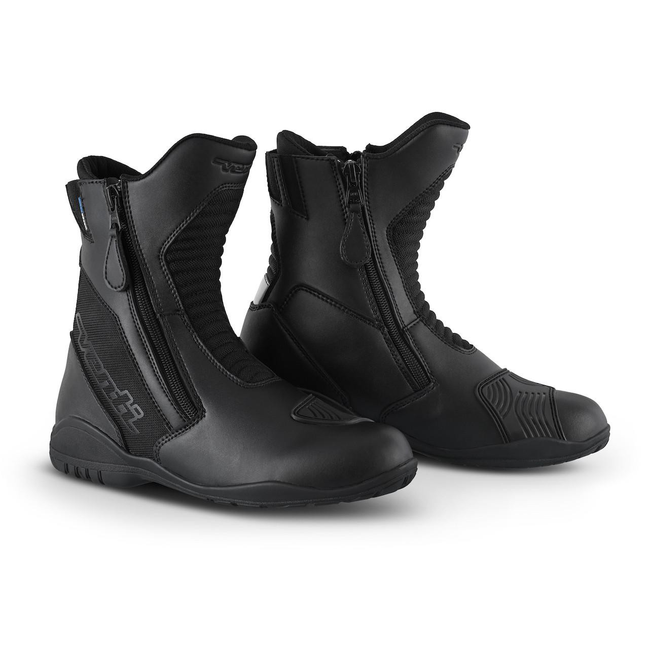 Venti Max H20 Zip Motorcycle Boots Black