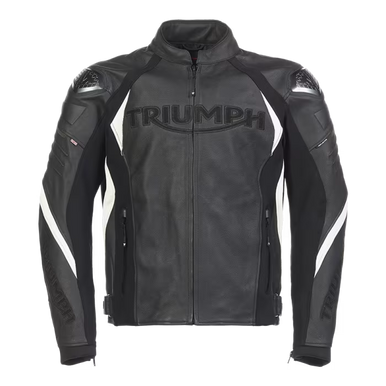 TRIUMPH TRIPLE LEATHER JACKET BLACK