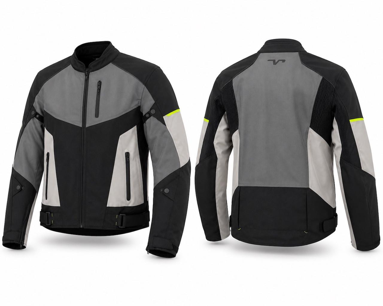 Venti Airstream Mesh Motorcycle Jacket Black/Grey/Titanium