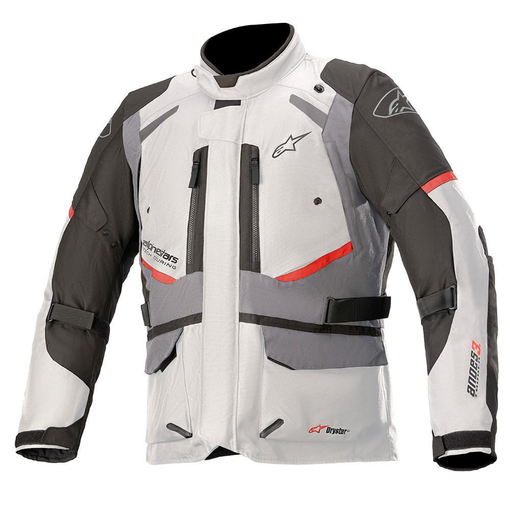 Image of Alpinestars Andes V3 Motorcycle Jacket Ice Grey & Dark Grey