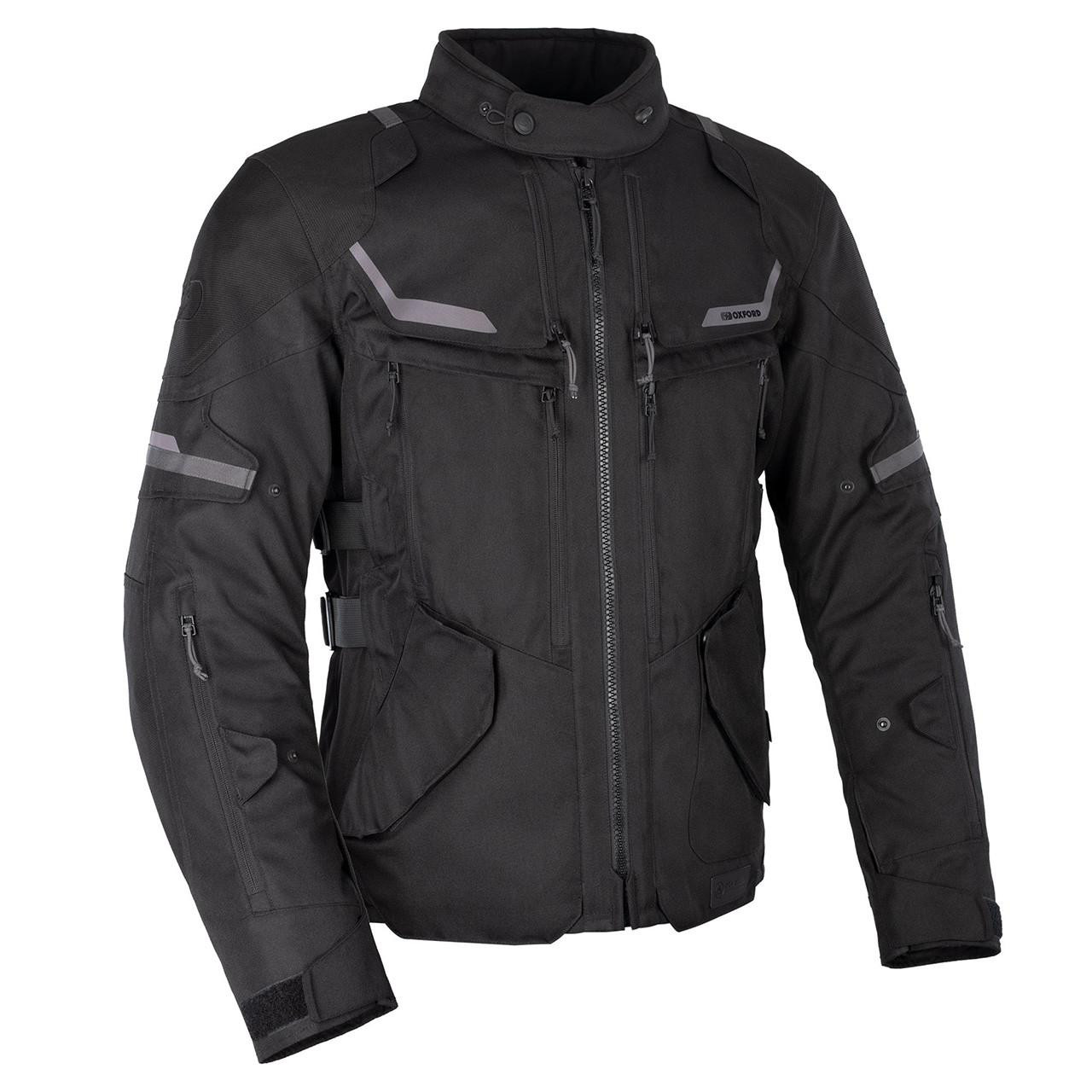 Image of Oxford Rockland Motorcycle Jacket Arctic Black