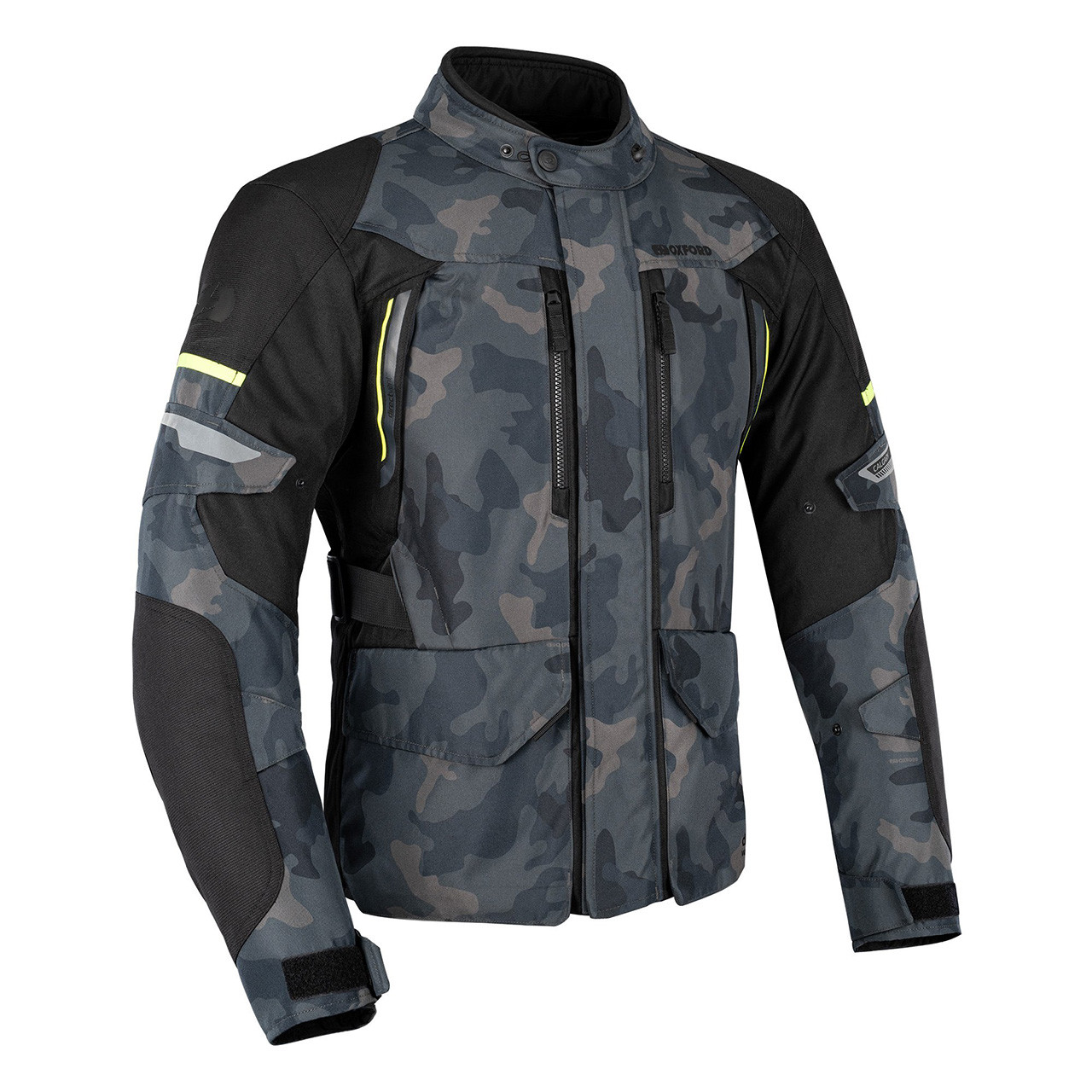 Image of Oxford Calgary 2.0 D2D Motorcycle Jacket Black Camo