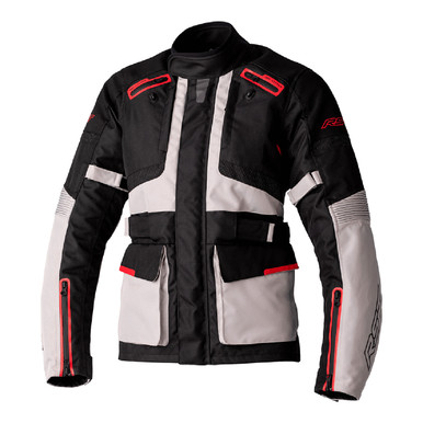 RST ENDURANCE CE WOMENS TEXTILE JACKET BLACK/SILVER/RED